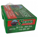 SIERRA 2110 .30/7,62MM/.308 110GR HP VARMINTER™ 100 STÜCK